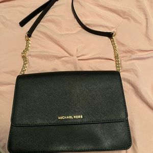 Michael Kors Crossbody Bag in black leather